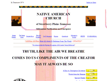 Tablet Screenshot of nativeamericanchurch.com